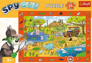 TREFL Puzzle I spy - Safari (24 dílků)